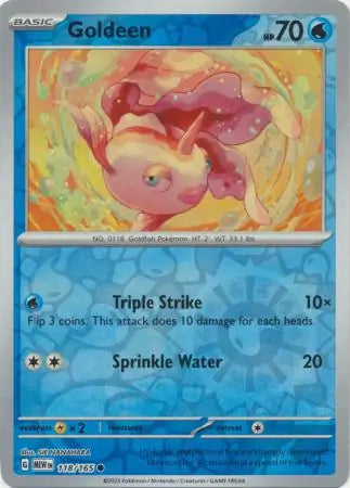 Goldeen 118/165 (SV: Scarlet & Violet 151) - Reverse Holofoil