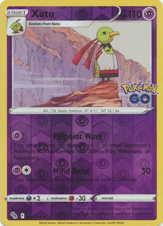 Xatu 033/078 (Pokemon GO) - Reverse Holofoil