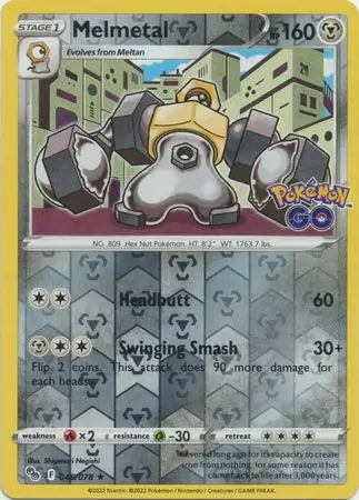 Melmetal 046/078 (Pokemon GO) - Reverse Holofoil