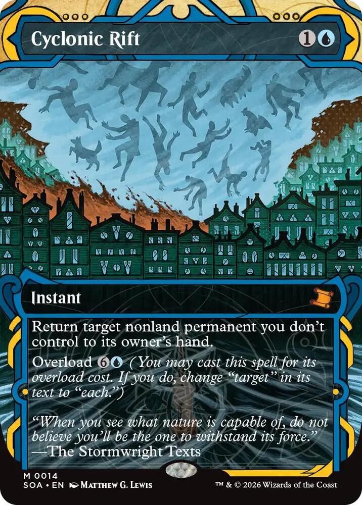 Cyclonic Rift 14 (Secrets of Strixhaven: Mystical Archive) - Foil