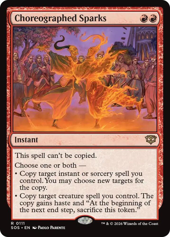 Choreographed Sparks 111 (Secrets of Strixhaven)