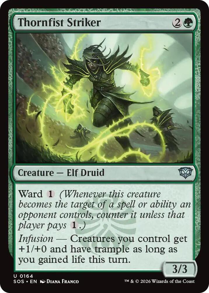 Thornfist Striker 164 (Secrets of Strixhaven) - Foil