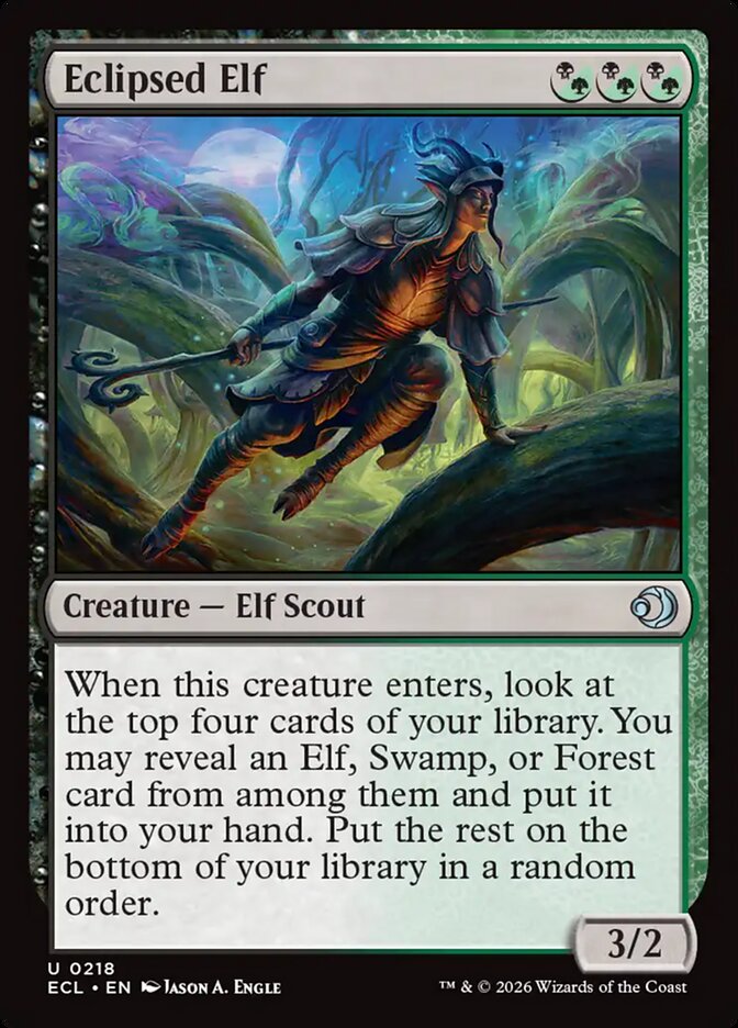 Eclipsed Elf 218/273 (Lorwyn Eclipsed)