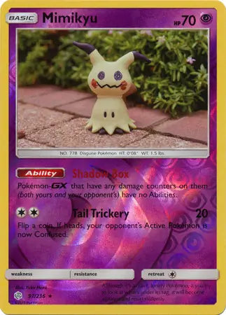 Mimikyu 97/236 (SM - Cosmic Eclipse) - Reverse Holofoil
