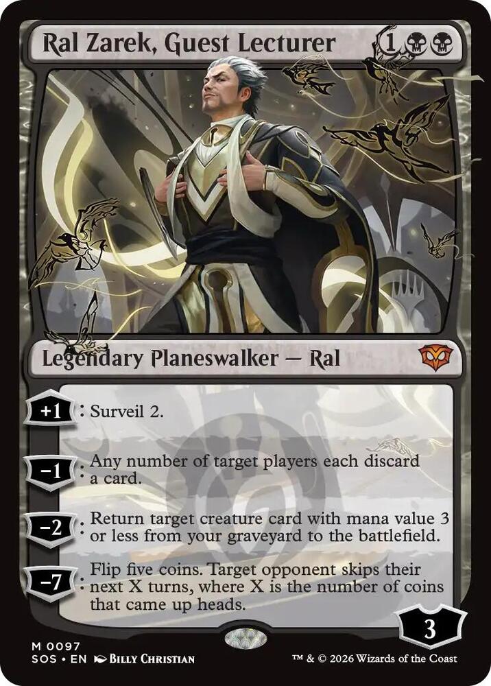 Ral Zarek Guest Lecturer 97 (Promo Pack: Secrets of Strixhaven)