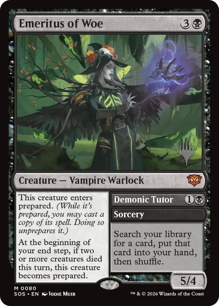 Emeritus of Woe 80 (Promo Pack: Secrets of Strixhaven)