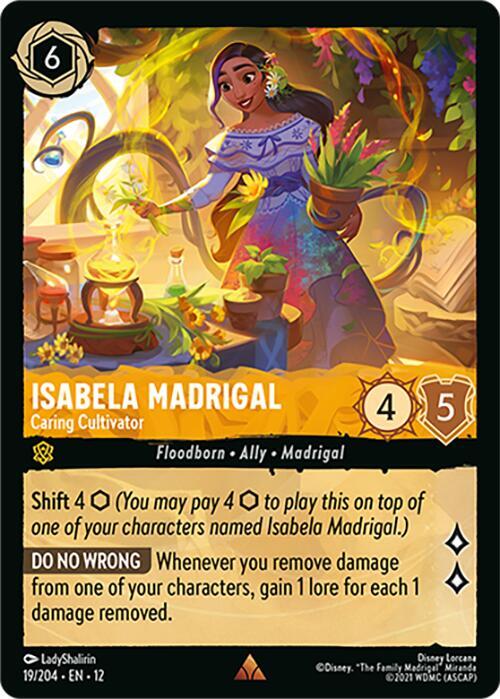 Isabela Madrigal, Caring Cultivator 19/204 (Wilds Unknown) - Cold Foil