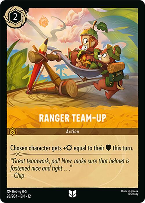 Ranger Team-Up 28/204 (Wilds Unknown) - Cold Foil
