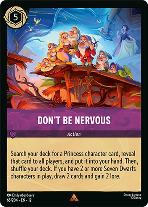 Don't Be Nervous 65/204 (Wilds Unknown) - Cold Foil