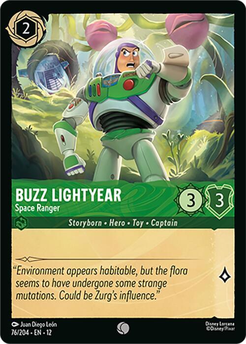 Buzz Lightyear, Space Ranger 76/204 (Wilds Unknown)