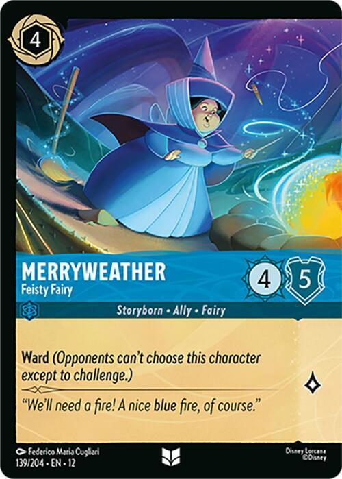 Merryweather, Feisty Fairy Foil 139/204 (Wilds Unknown) - Cold Foil