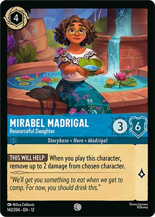 Mirabel Madrigal, Resourceful Daughter 142/204 (Wilds Unknown) - Cold Foil