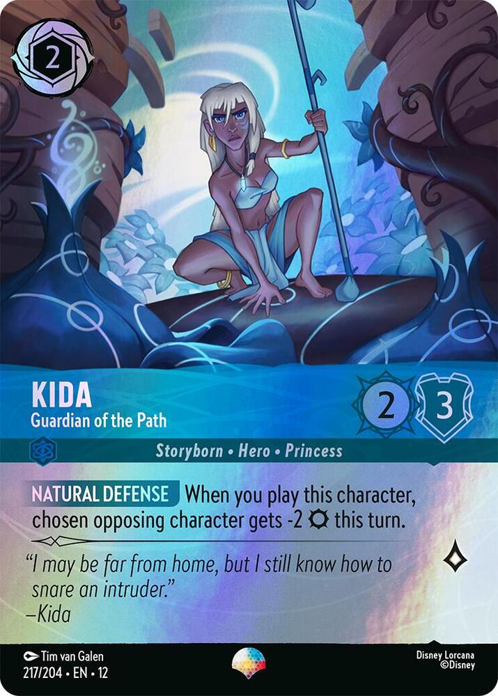 Kida, Guardian of the Path 217/204 (Wilds Unknown) - Rainbow Foil