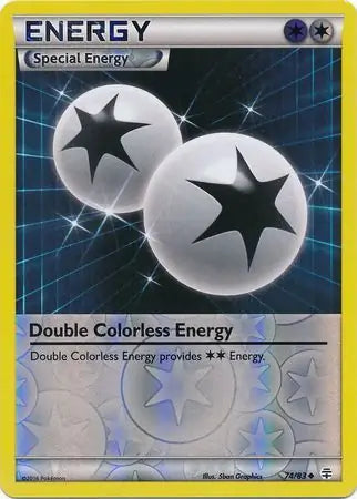Double Colorless Energy 74/83 (Generations) - Reverse Holofoil