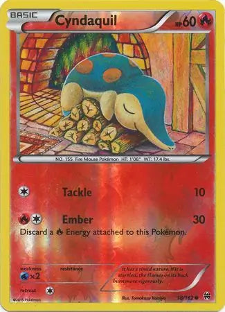 Cyndaquil 18/162 (XY - BREAKthrough) - Reverse Holofoil