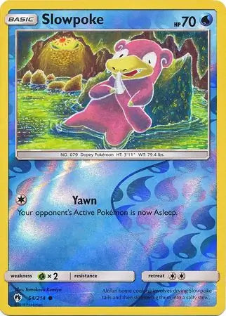 Slowpoke 54/214 (SM - Lost Thunder) - Reverse Holofoil