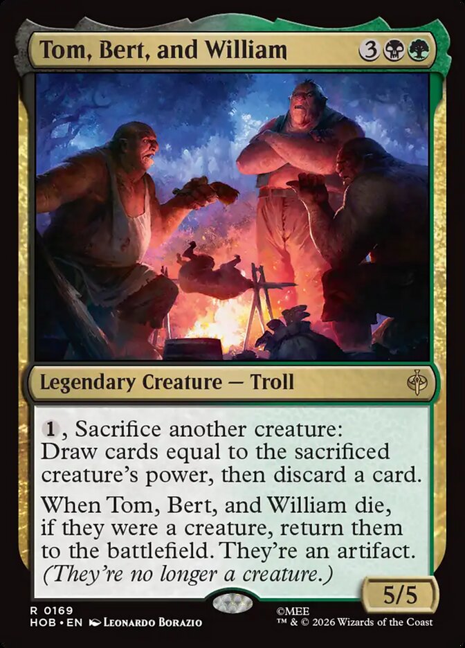 Tom, Bert, and William 169 (The Hobbit) - Foil