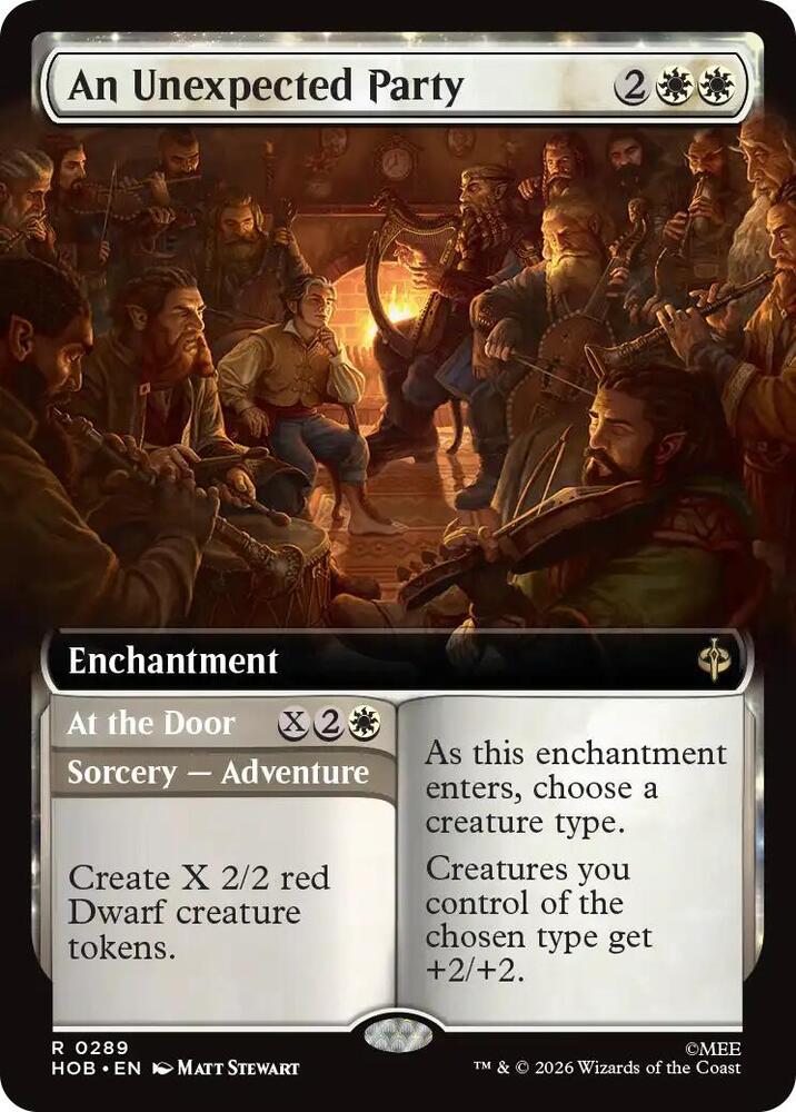 An Unexpected Party // At The Door 289 (The Hobbit) - Extended Art