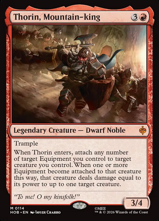Thorin, Mountain-king 114 (The Hobbit) - Foil