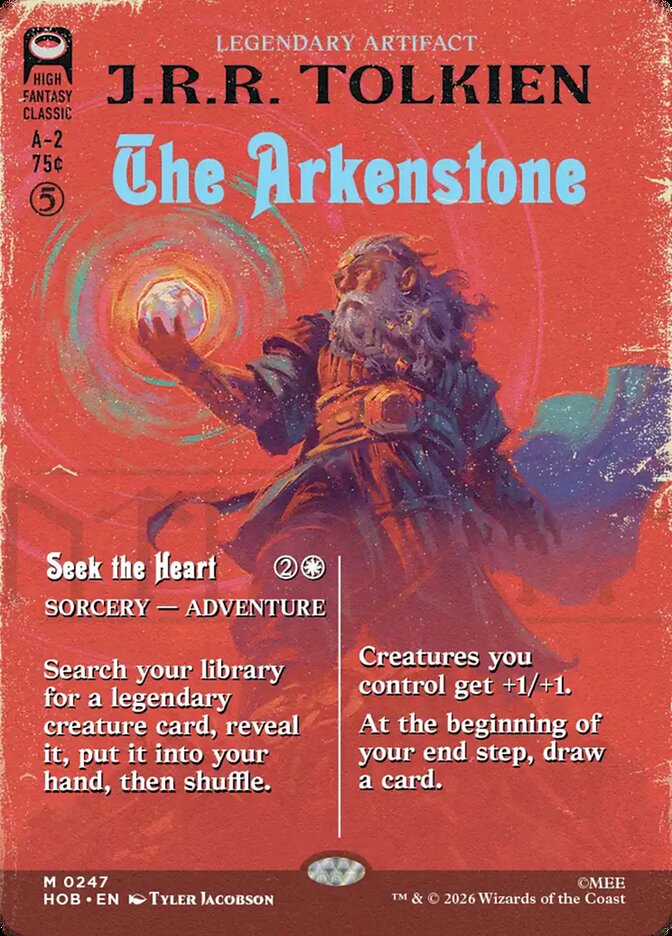 The Arkenstone // Seek the Heart 247 (The Hobbit) - Borderless Foil