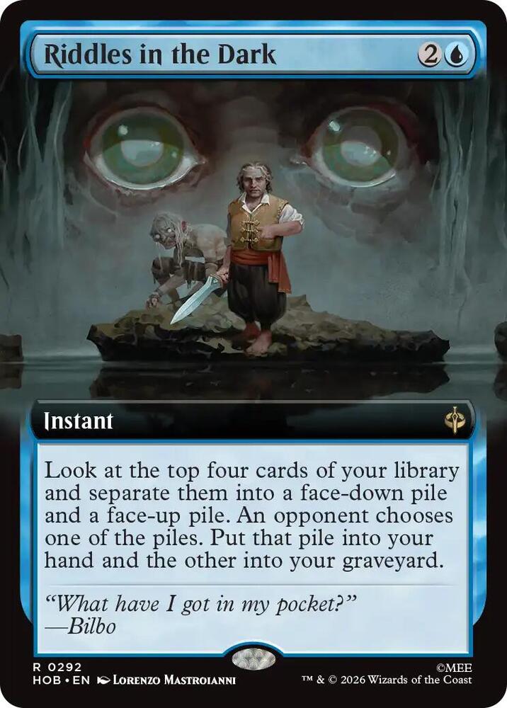 Riddles in the Dark 292 (The Hobbit) - Extended Art