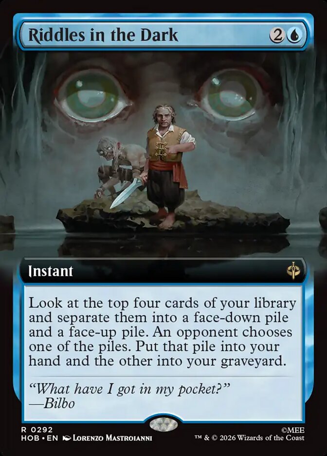 Riddles in the Dark 292 (The Hobbit) - Extended Art Foil