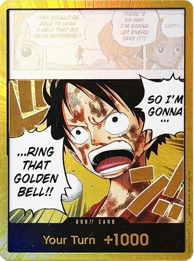 DON!! (Luffy) (Gold) (Adventure on Kami's Island) - Foil