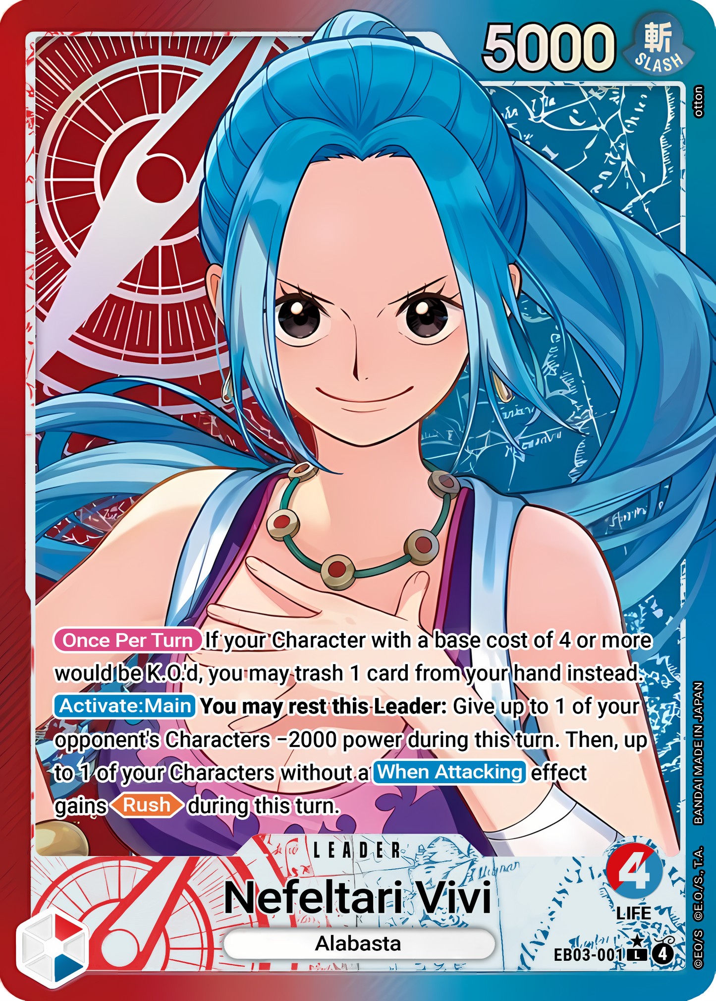 Nefeltari Vivi EB03-001 (Extra Booster: One Piece Heroines Edition) - Alternate Art Foil