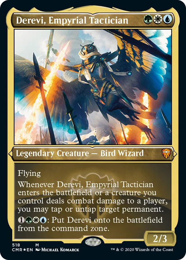 Derevi, Empyrial Tactician 518 (Commander Legends) - Etched Foil