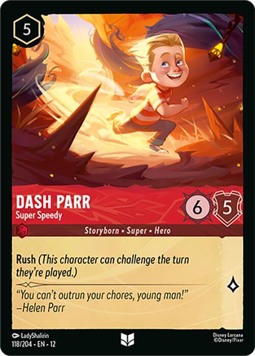 Dash Parr, Super Speedy 118/204 () - Cold Foil