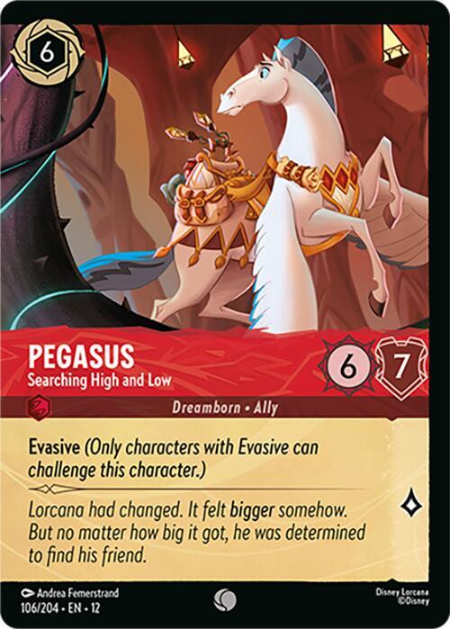 Pegasus, Searching High and Low Foil 106/204 () - Cold Foil