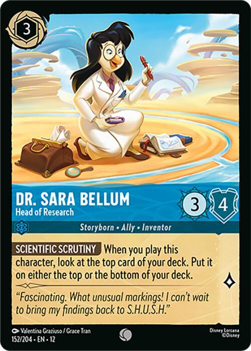 Dr. Sara Bellum, Head of Research 152/204 () - Cold Foil
