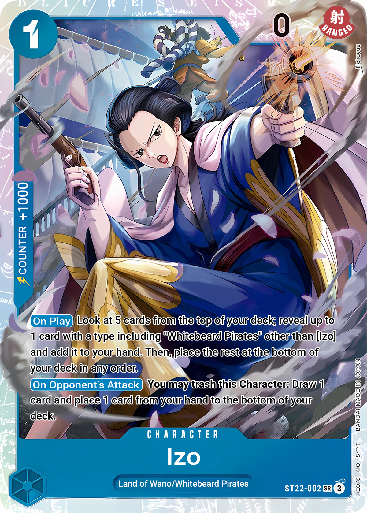 Izo ST22-002 (Starter Deck 22: Ace & Newgate) - Foil