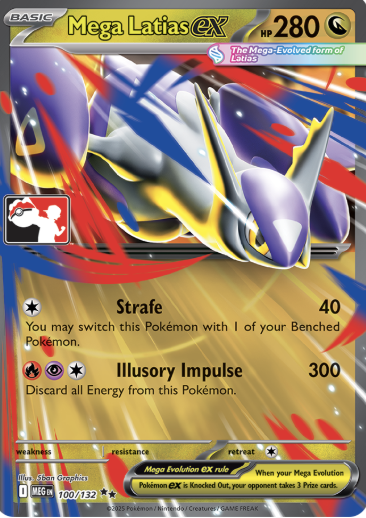 Mega Latias ex Series 8 100/132 (Prize Pack Series Cards) - Holofoil