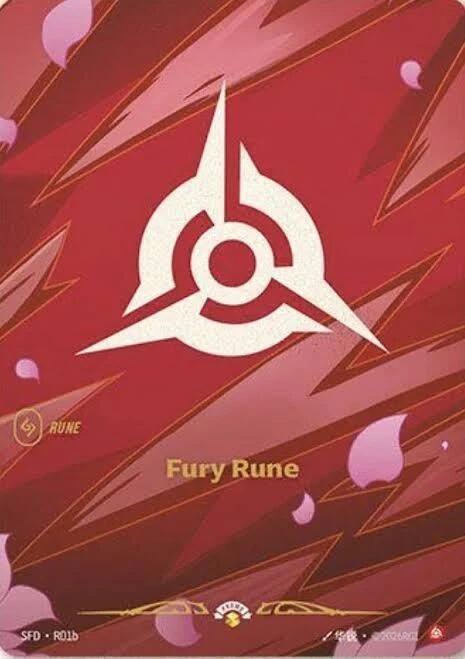 Fury Rune R01b R01b (Spiritforged) - Foil