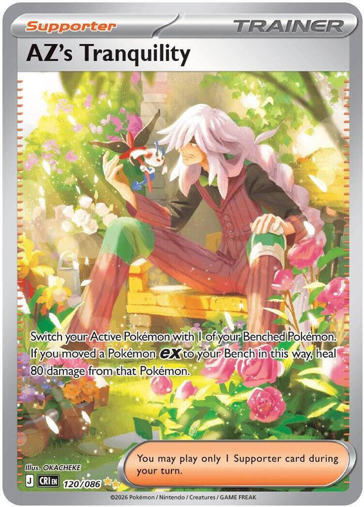 AZ's Tranquility 120/086 (ME04: Chaos Rising) - Holofoil
