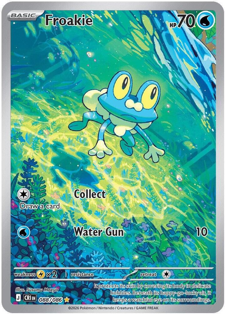 Froakie 088/086 (ME04: Chaos Rising) - Holofoil