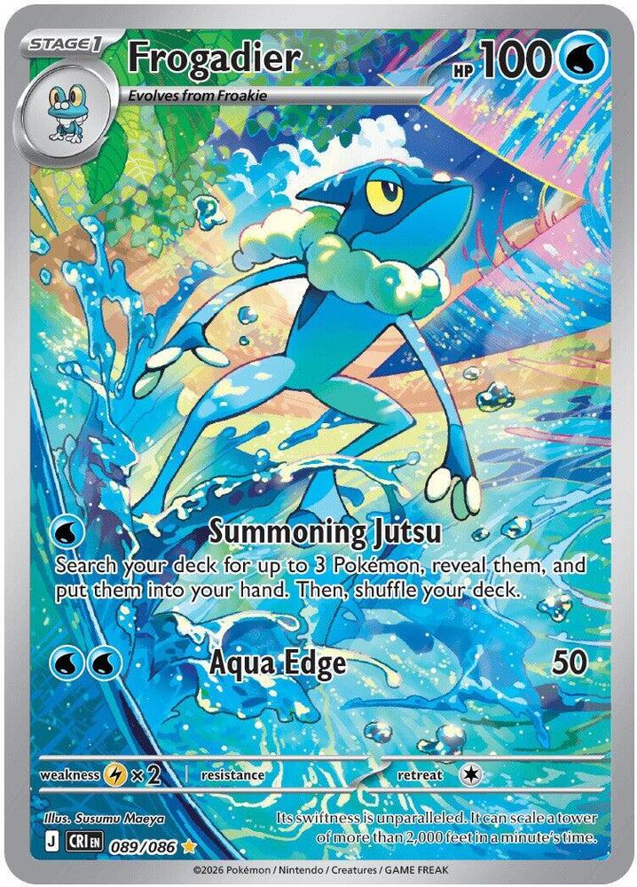 Frogadier 089/086 (ME04: Chaos Rising) - Holofoil