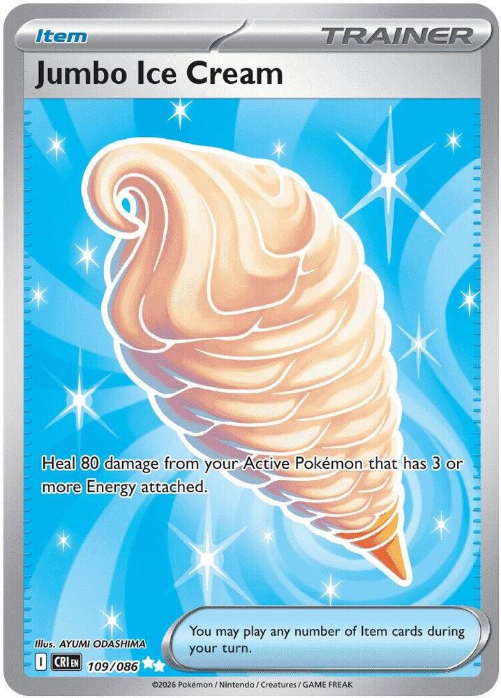 Jumbo Ice Cream 109/086 (ME04: Chaos Rising) - Holofoil