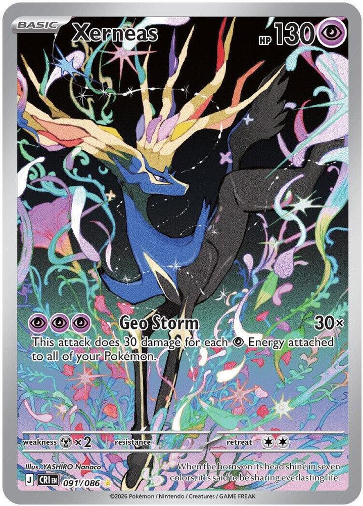 Xerneas 091/086 (ME04: Chaos Rising) - Holofoil