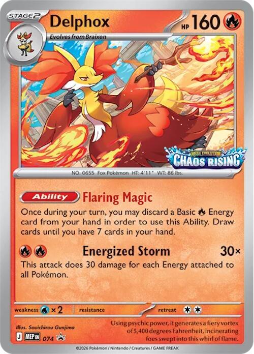 Delphox 074 (ME: Mega Evolution Promo) - Holofoil