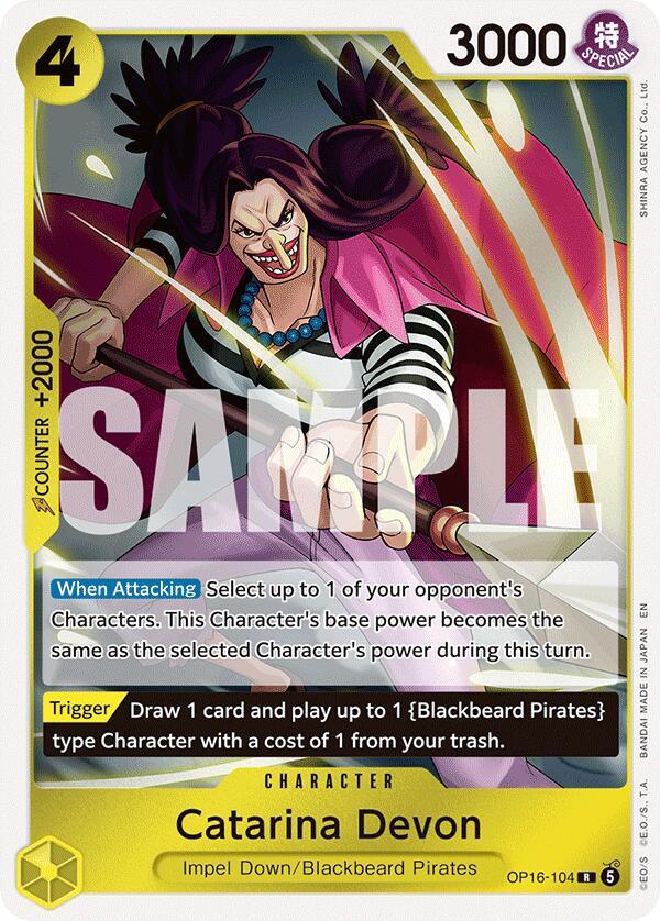 Catarina Devon OP16-104 (The Time of Battle) - Foil