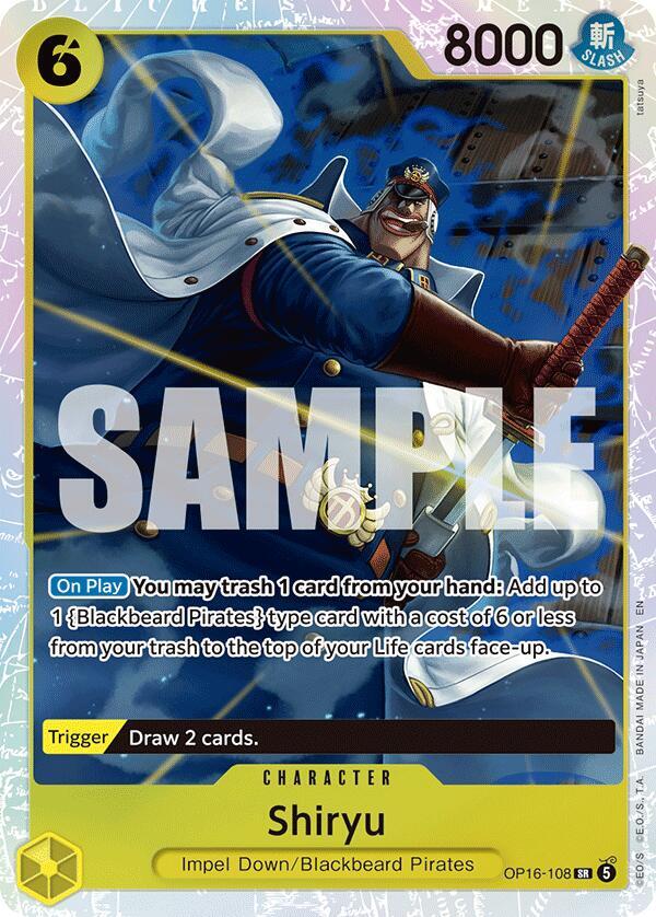 Shiryu OP16-108 (The Time of Battle) - Foil