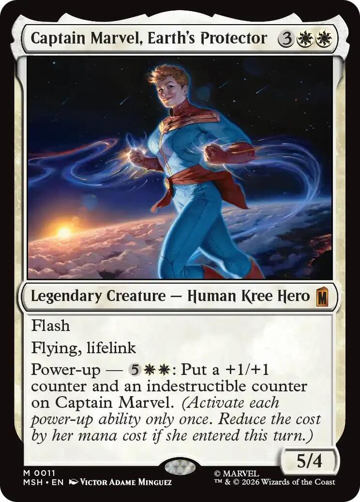 Captain Marvel Earths Protector 11 (Marvel Super Heroes)