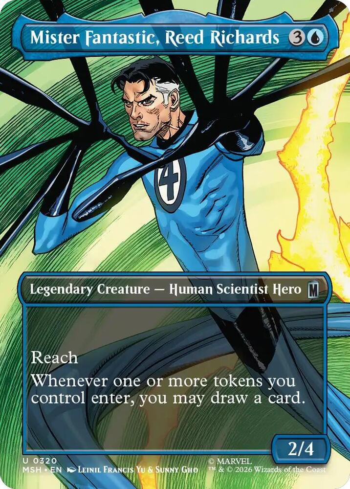 Mister Fantastic, Reed Richards 320 (Marvel Super Heroes) - Borderless