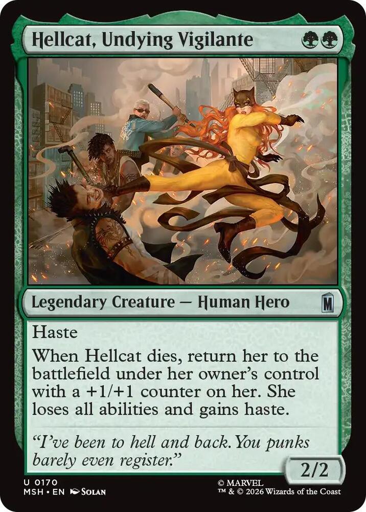 Hellcat, Undying Vigilante 170 (Marvel Super Heroes) - Foil
