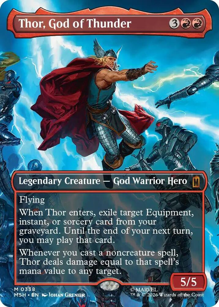 Thor, God of Thunder 338 (Marvel Super Heroes) - Borderless Foil