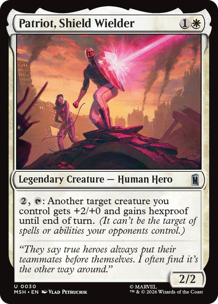 Patriot, Shield Wielder 30 (Marvel Super Heroes)
