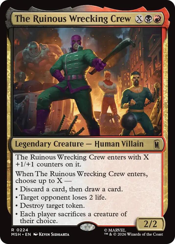 The Ruinous Wrecking Crew 224 (Marvel Super Heroes)