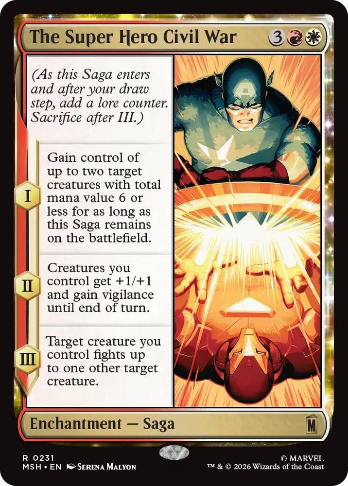 The Super Hero Civil War 231 (Marvel Super Heroes) - Foil